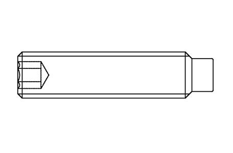 ISO 4028 / DIN 915 - Espárrago allen